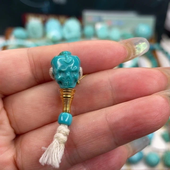 绿松石未镶嵌挂件