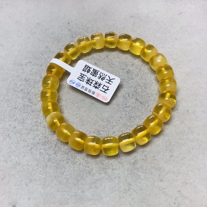 未镶嵌蜜蜡裸石手串