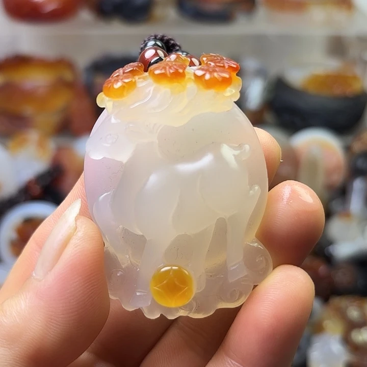 未镶嵌吊坠(不含链)玛瑙/玉髓