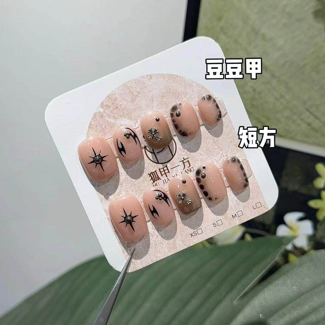 狐甲一方【夜曲】纯手工时尚穿戴甲