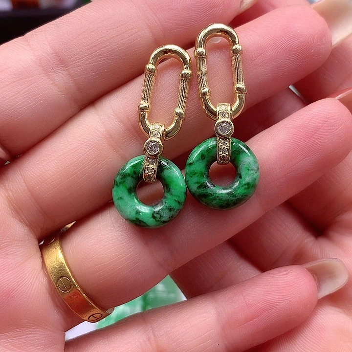 颈饰银S925镶嵌翡翠翡翠