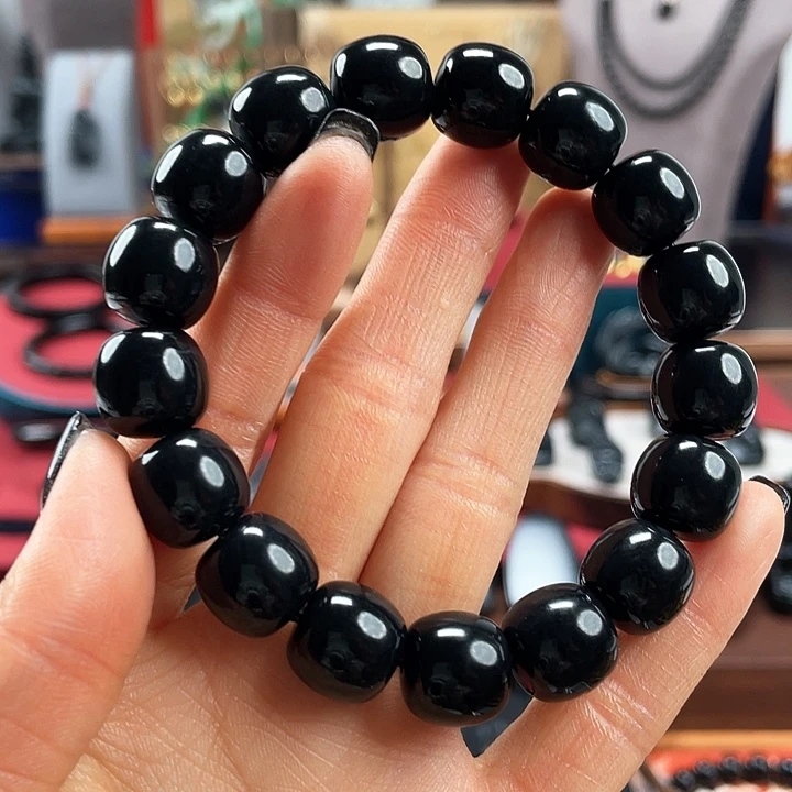 和田玉手串未镶嵌卡13藏收款特价