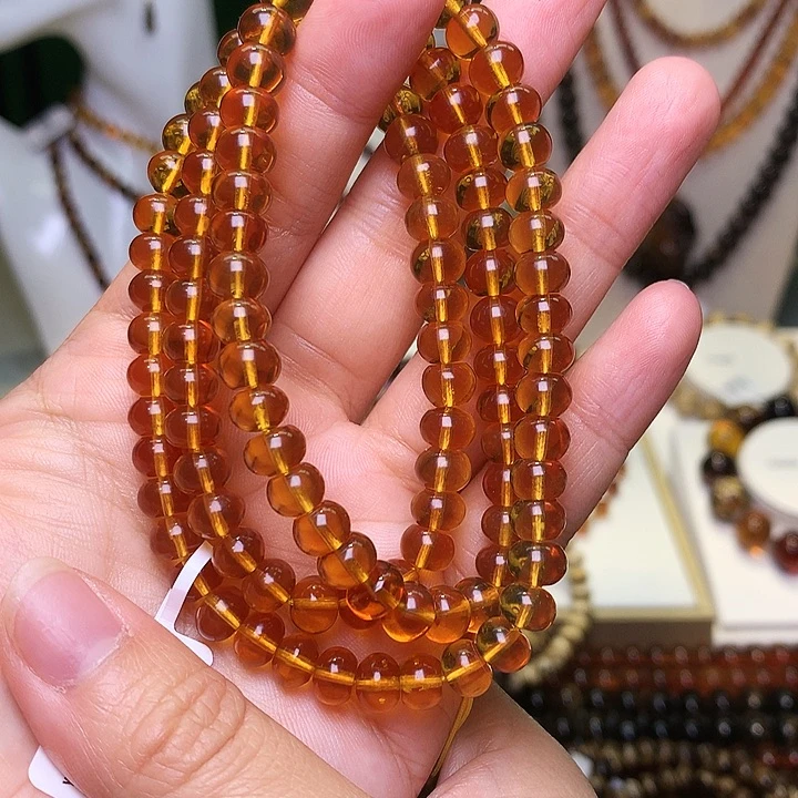 尘***人裸石琥珀未镶嵌抚顺