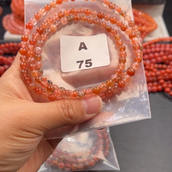 南红玛瑙未镶嵌多样性发货默认微瑕称重5mm