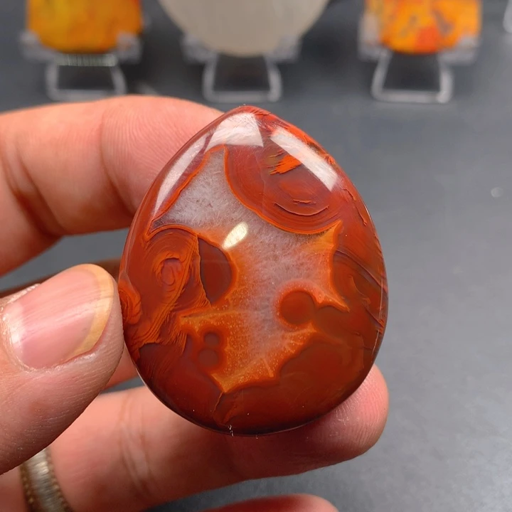 玛瑙/玉髓颈饰未镶嵌冰***9