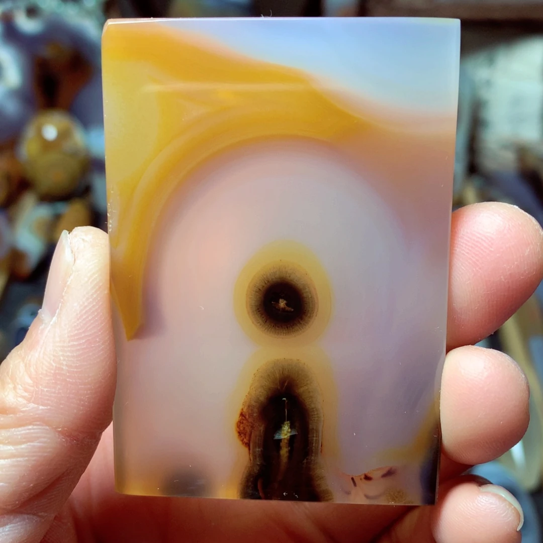 玛瑙/玉髓颈饰未镶嵌云*