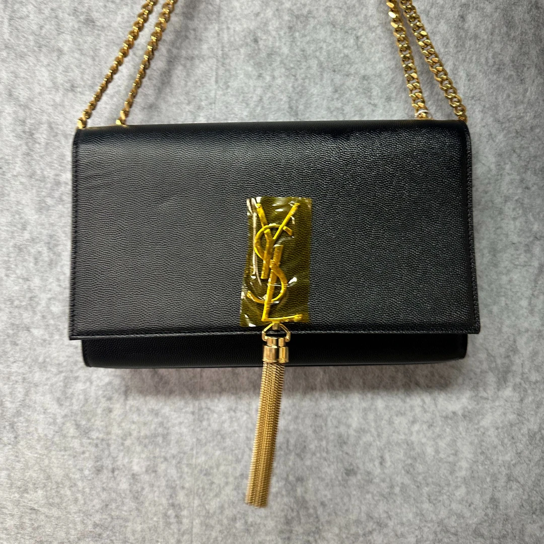 99新 YSL/圣罗兰 kate鱼子酱流苏链条包/单肩包/包包
