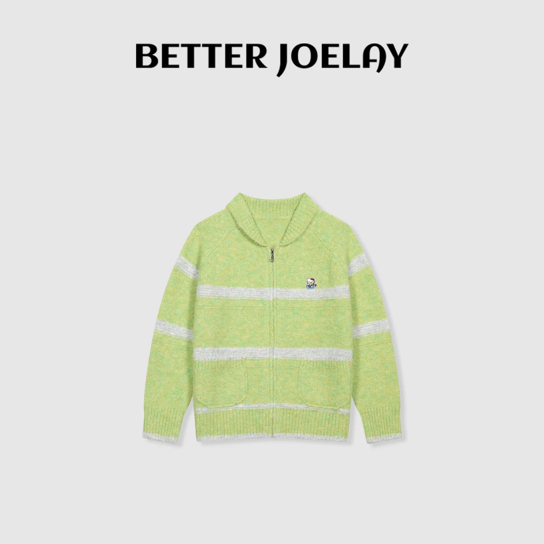 BETTER JOELAY-【爱神kitty猫】百搭潮流简约风针织开衫休闲LL5530