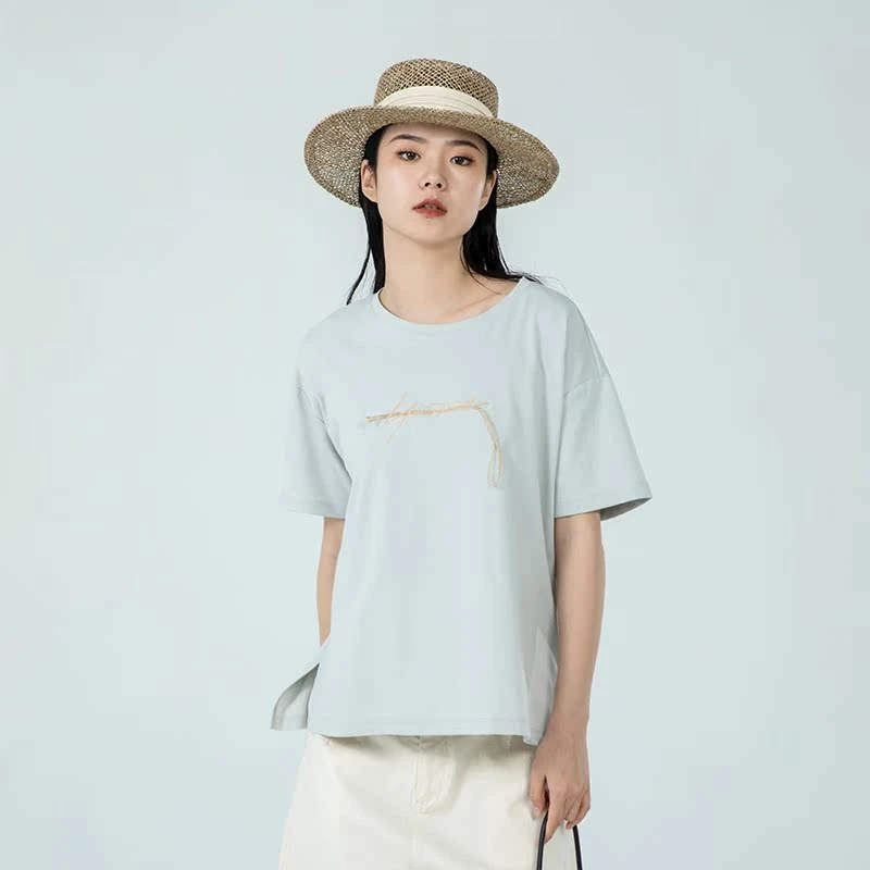 女装瑕疵品11322174 休闲百搭时尚纯色短袖女款夏季