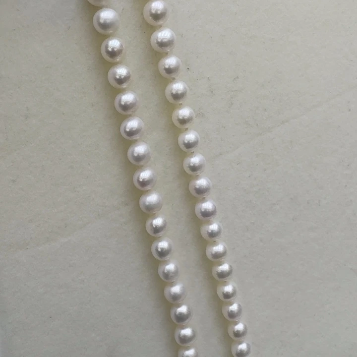 颈饰银S925镶嵌淡水珍珠198