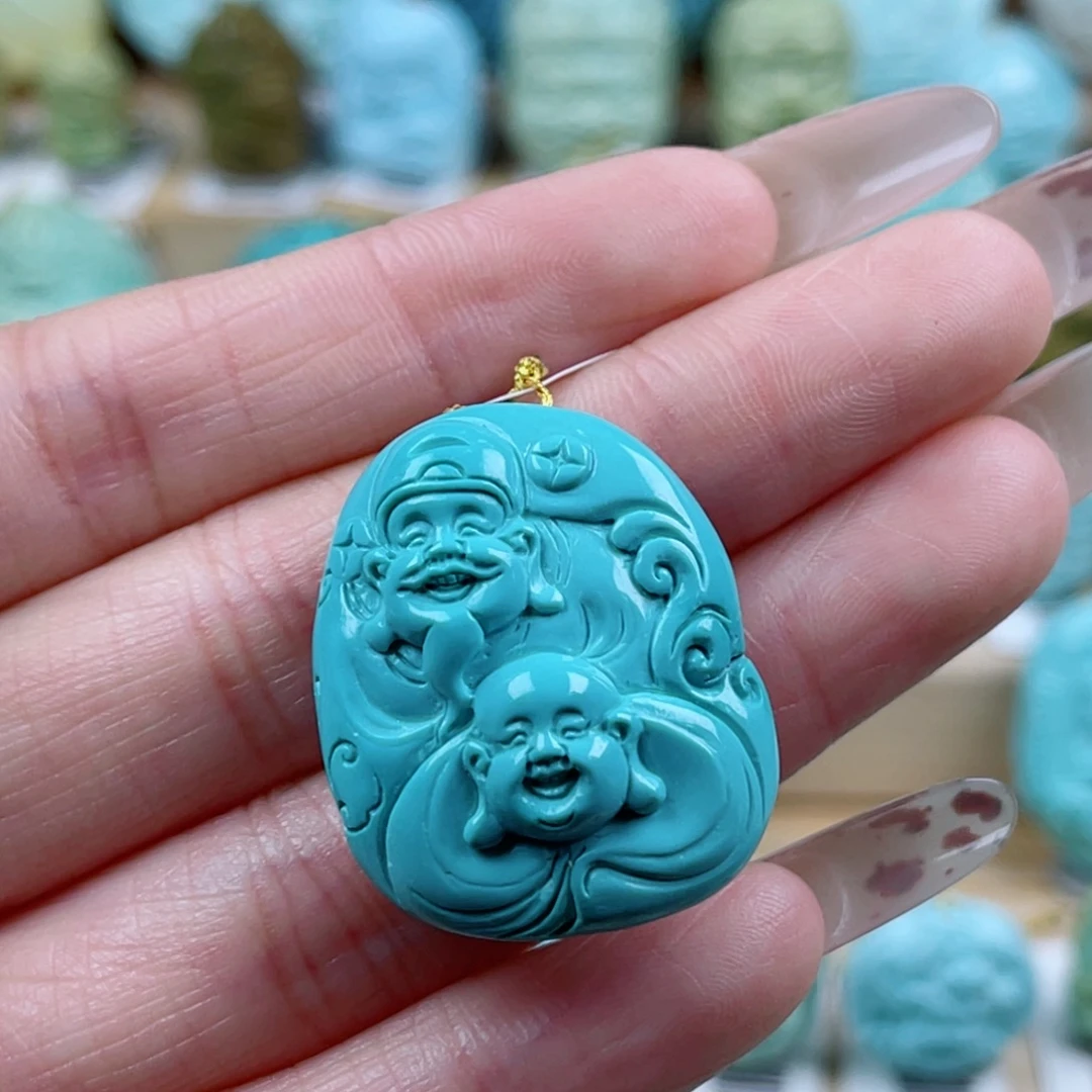 绿松石未镶嵌珠宝奇石