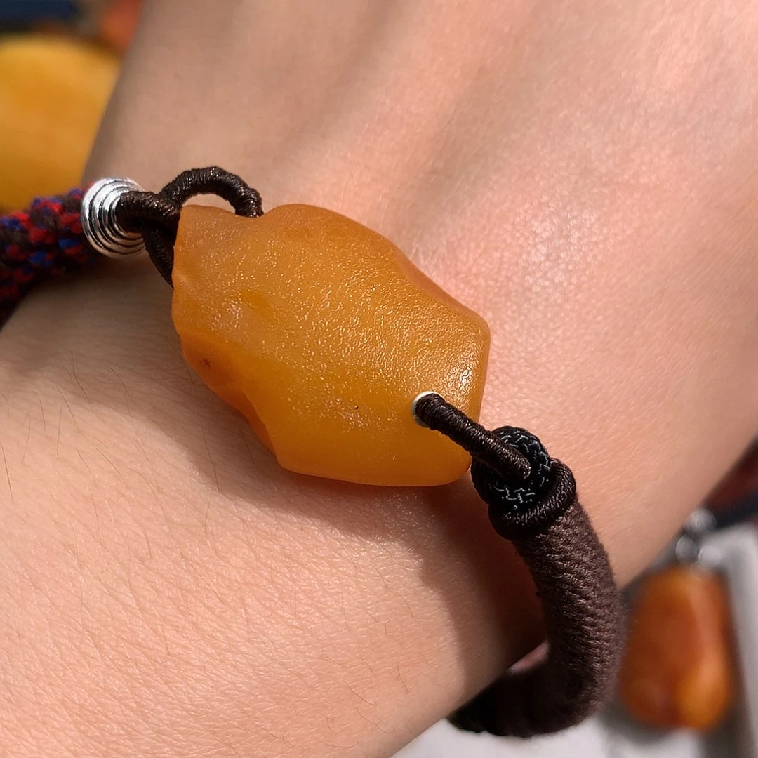 蜜蜡裸石未镶嵌你