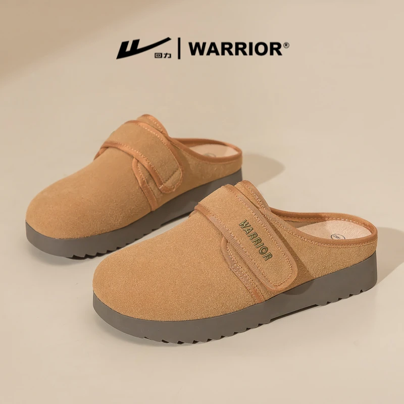 回力正品女鞋夏季软底包头勃肯鞋2025夏舒适百搭一脚蹬半拖鞋2219