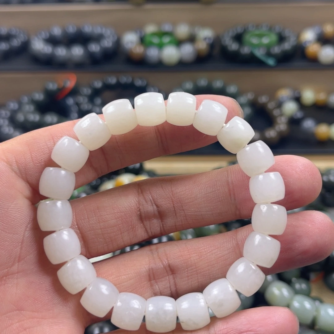 和田玉手串未镶嵌