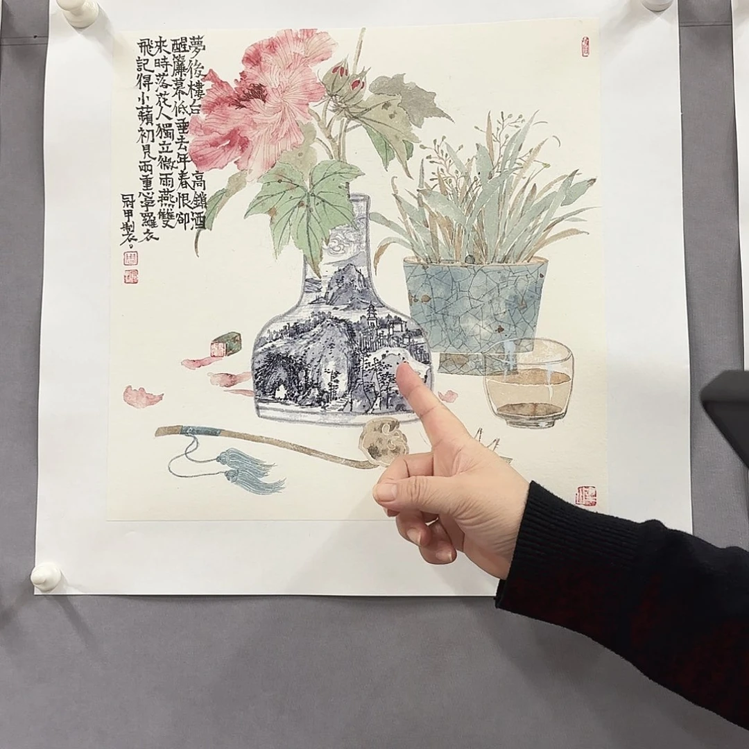 国画艺术家亲笔手绘国画11111