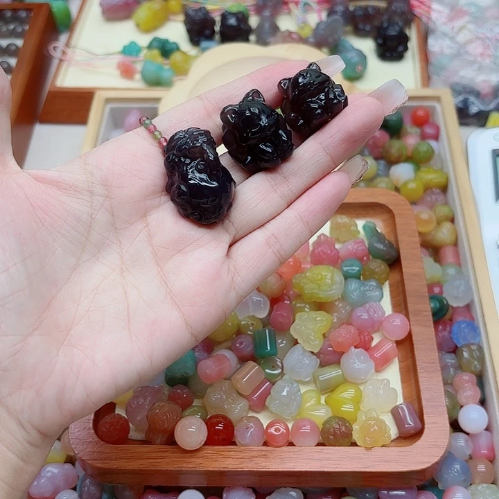 索***索未镶嵌手链玛瑙/玉髓盐源6