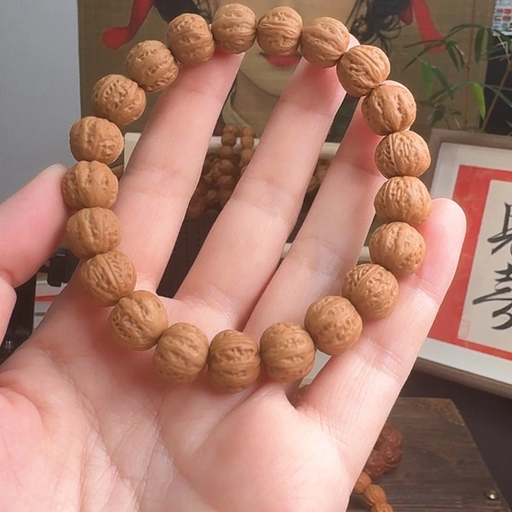 文玩核桃手串啊*肉筋八楞