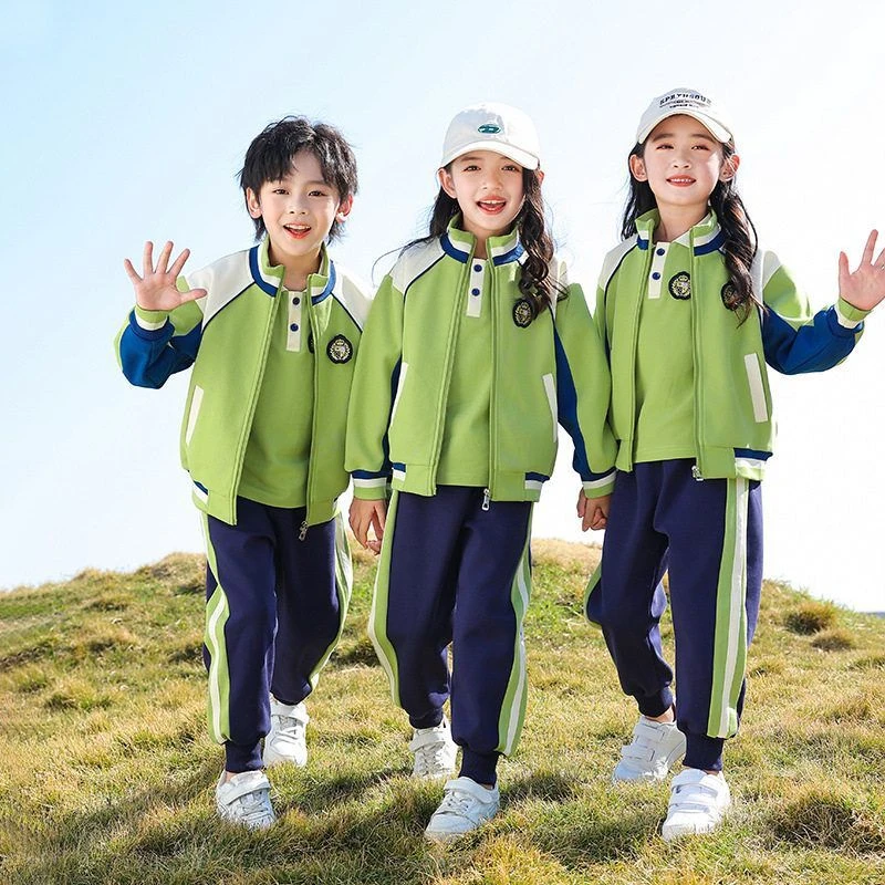 春夏新款中小学生校服套装英伦风幼儿园园服运动会团体班服运动