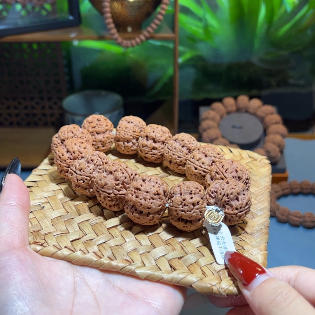 吊坠金刚菩提平头粗筋满肉梅花26mm