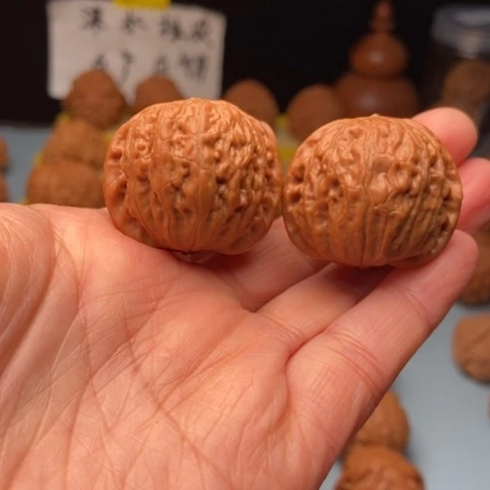 文玩核桃吊坠铁锤全品精对 33 32