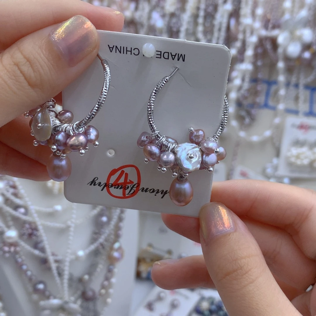 颈饰合金淡水珍珠