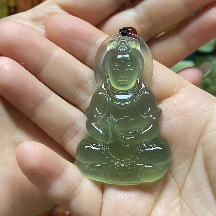 岫玉未镶嵌吊坠(赠链)