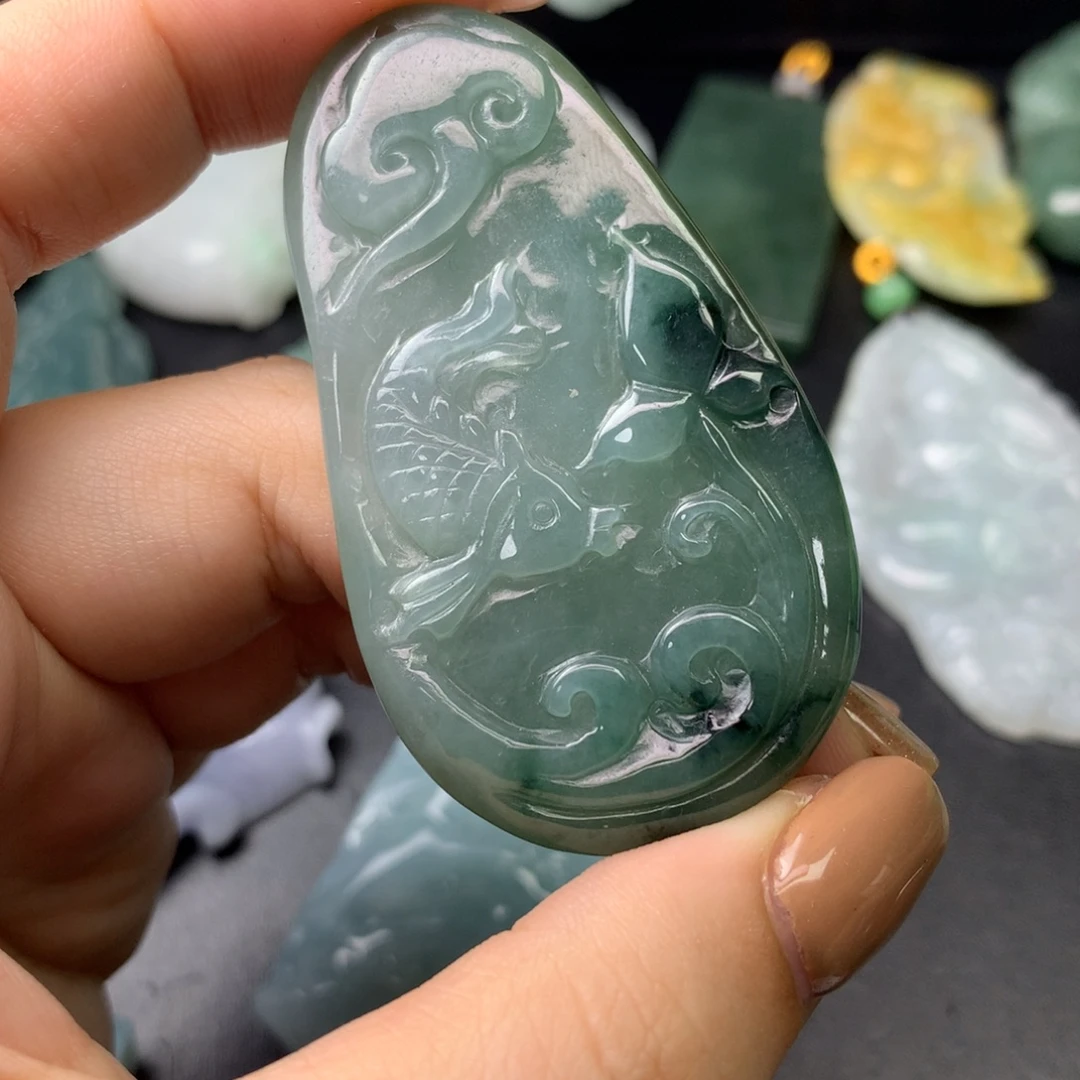 翡翠未镶嵌颈饰翡翠未镶嵌吊坠