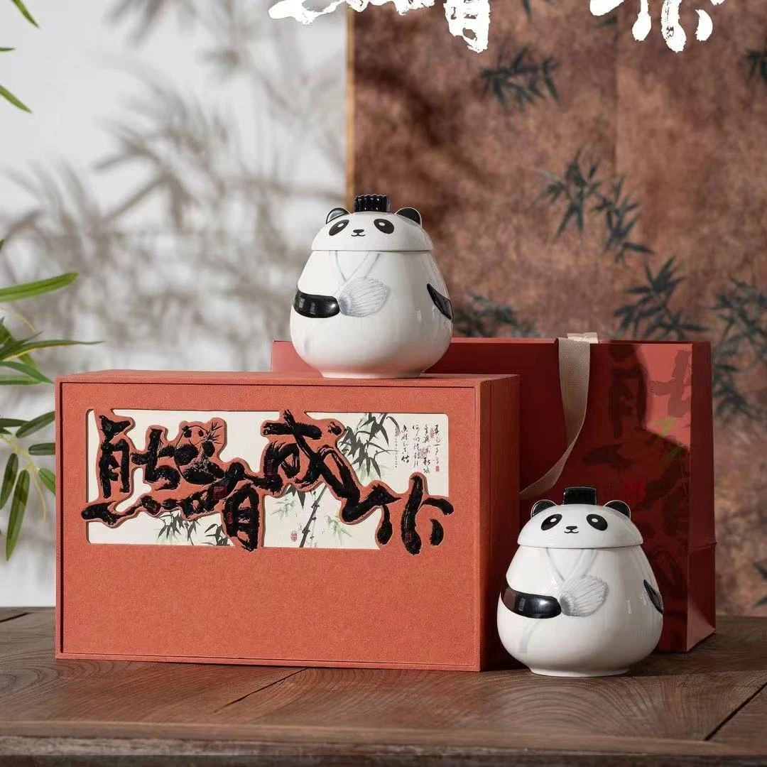 【熊有成竹】单枞 乌龙茶 双陶瓷罐礼盒装 250g