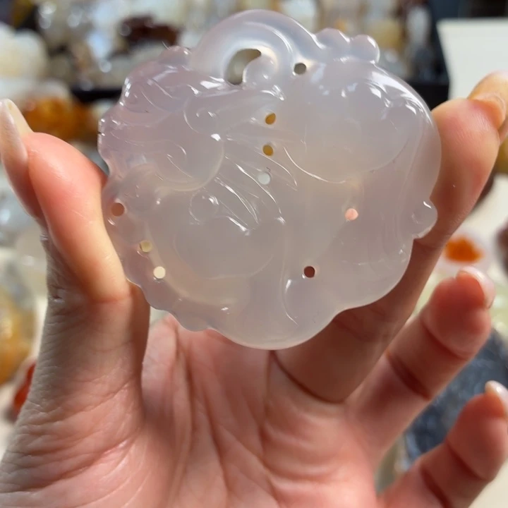 玛瑙/玉髓未镶嵌吊坠(不含链)