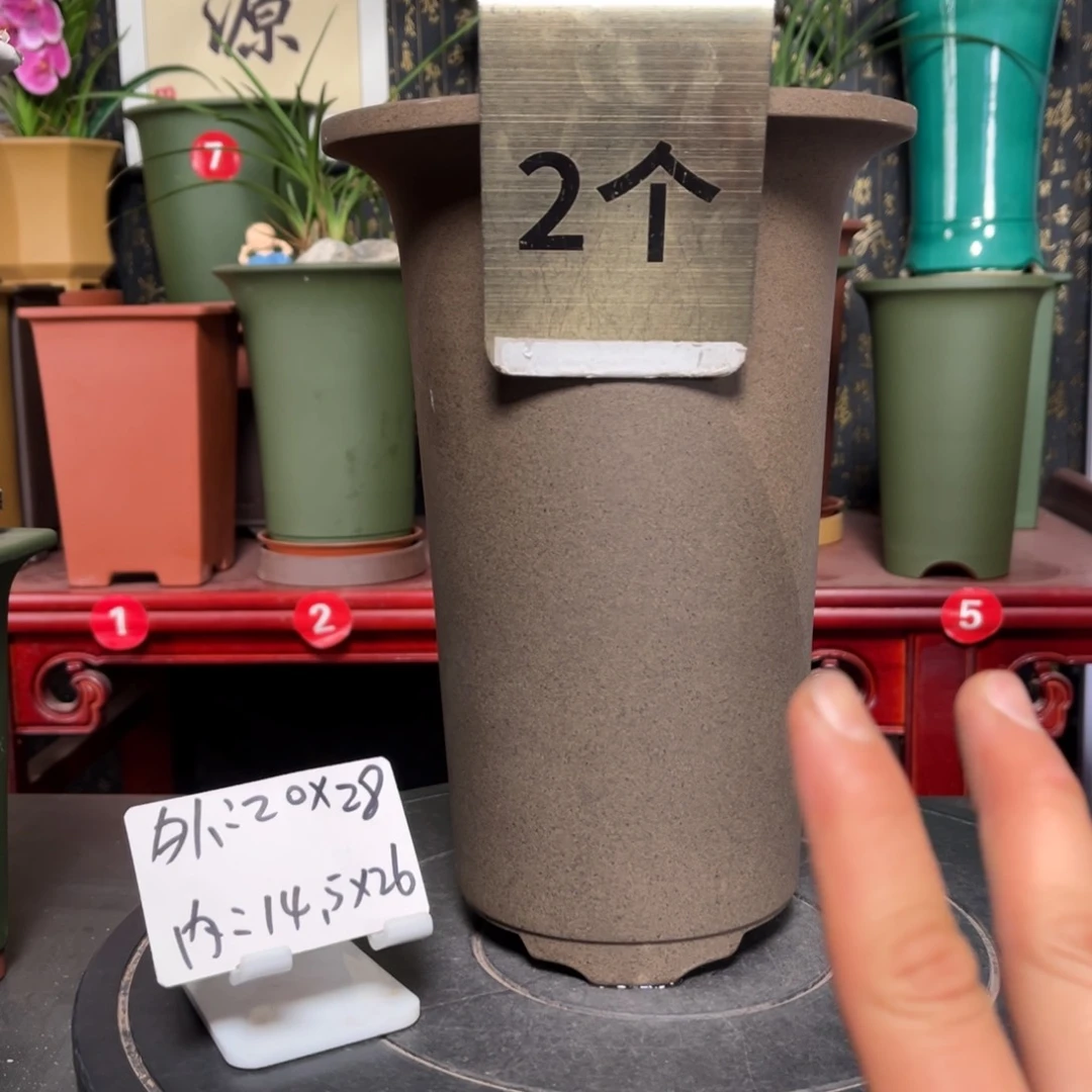 紫砂花盆紫砂花盆