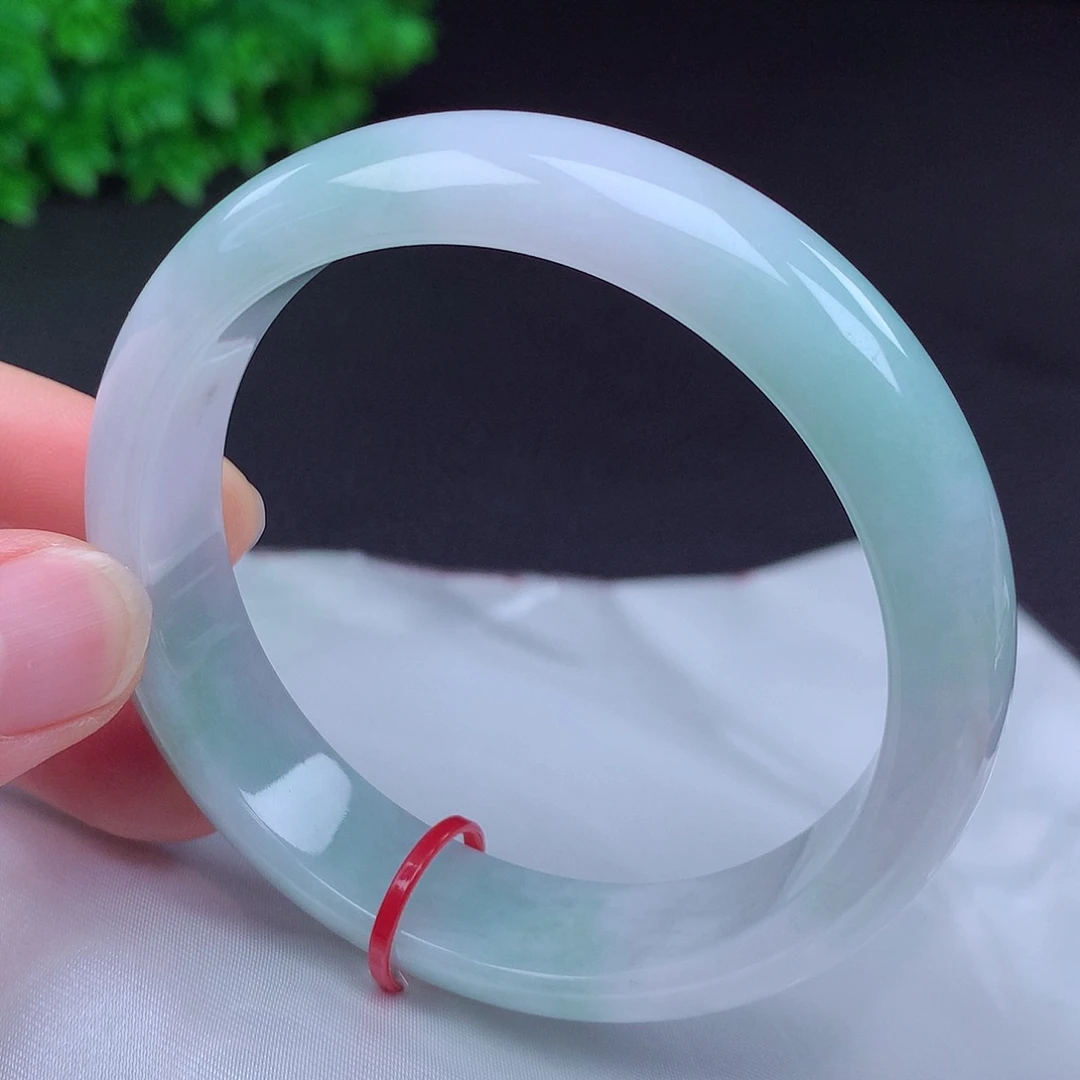 翡翠未镶嵌手镯56圈438003