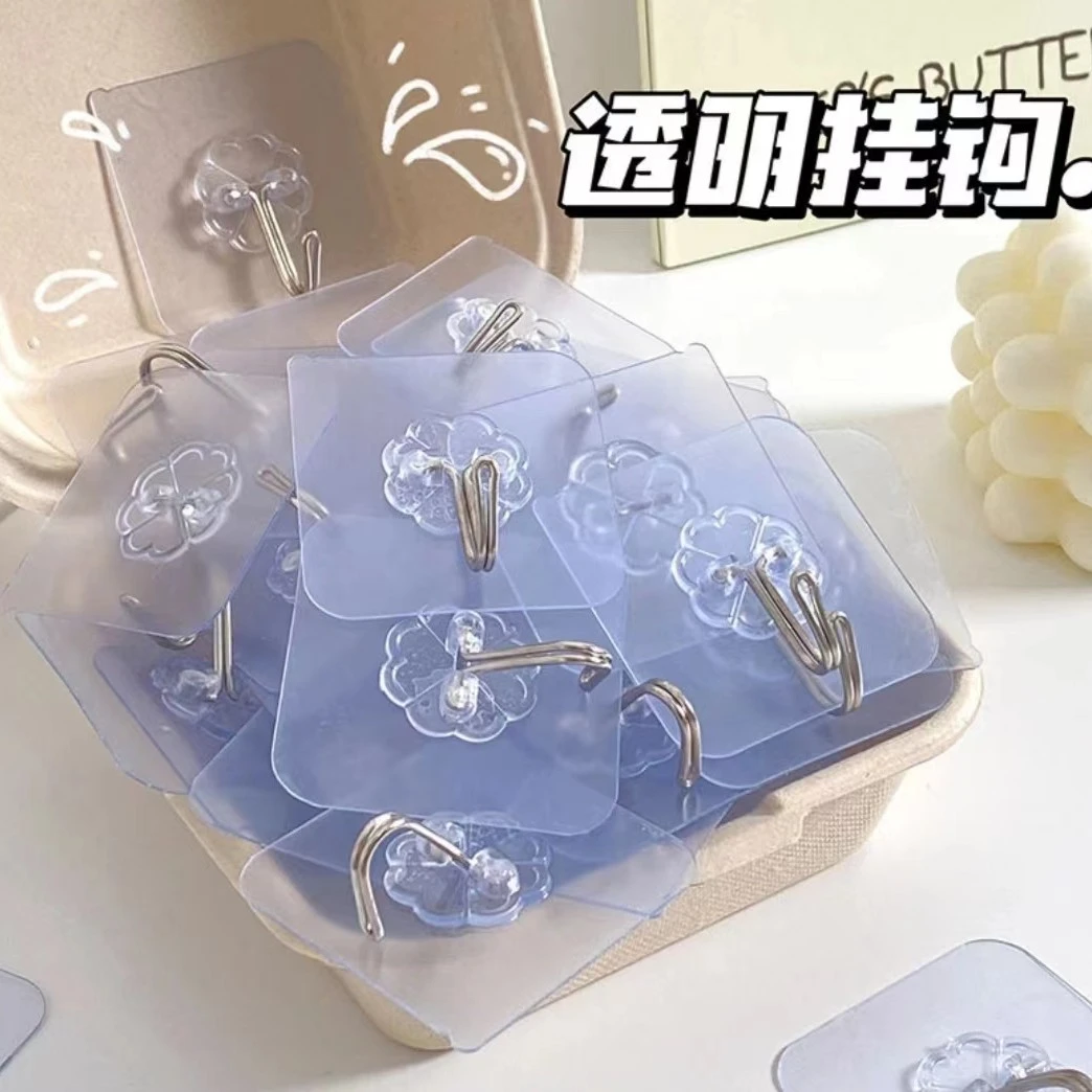 挂钩强力承重粘胶贴浴室壁挂墙壁无痕门后挂钩免打孔吸盘厨房家用