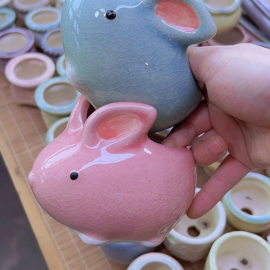 陶瓷花盆单场满12包邮