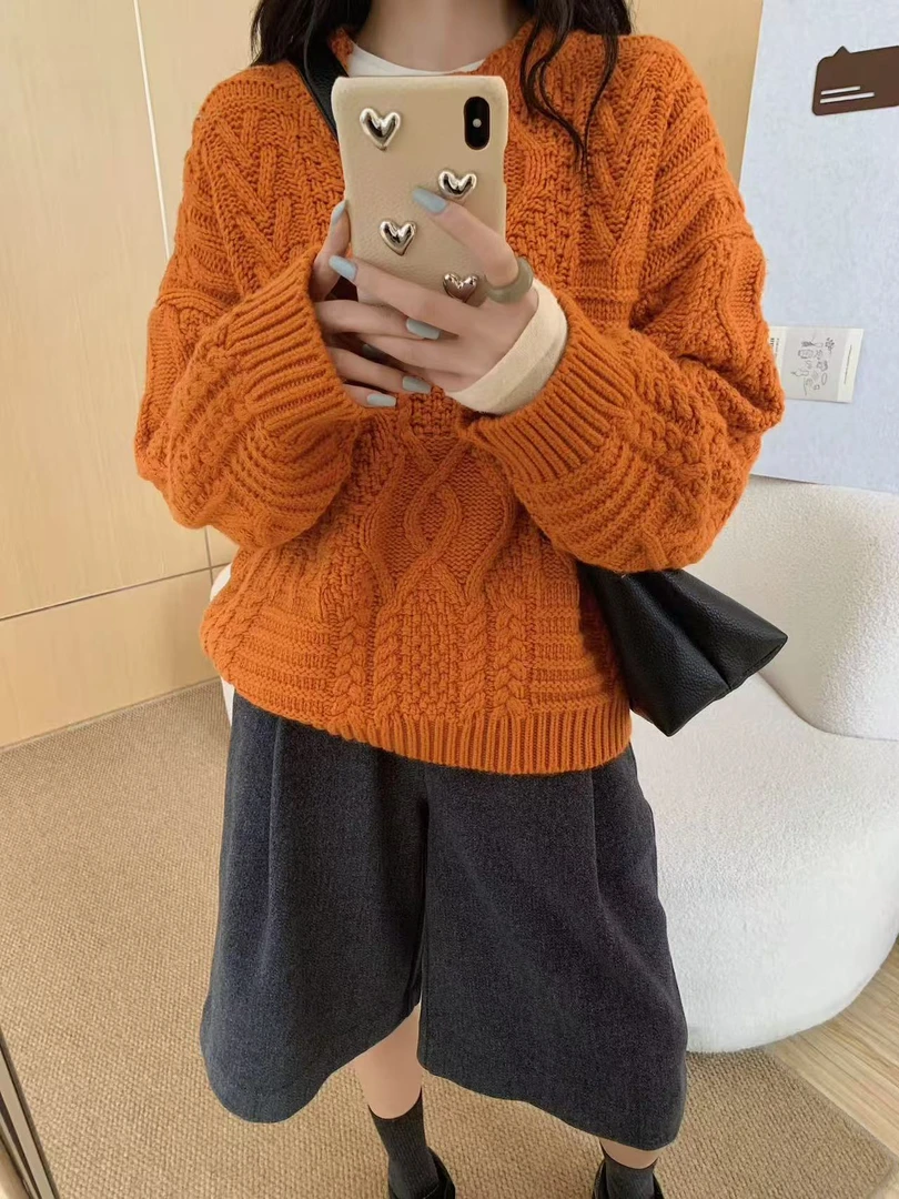 组合链接001-200  洋气慵懒气质网红百搭秋冬羊毛羊绒针织衫