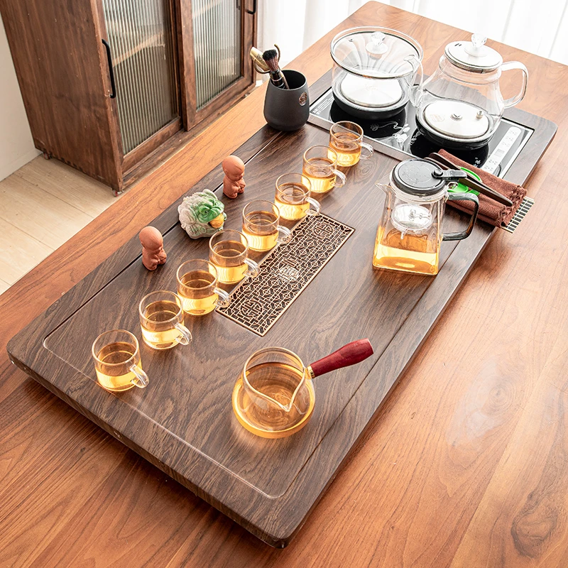 玻璃茶具套装家用高档轻奢办公室会客泡茶壶茶杯茶盘整套茶具套装