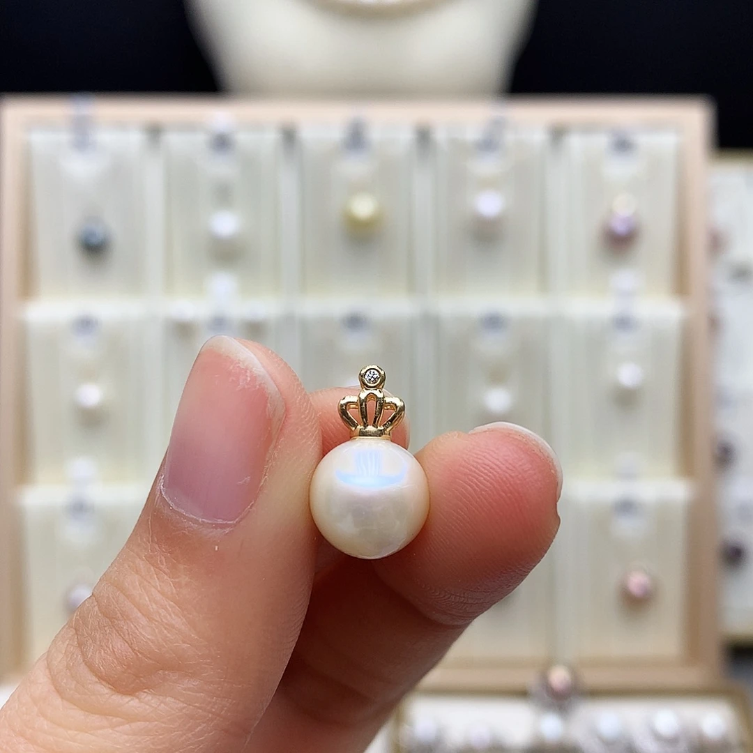 颈饰合金淡水珍珠