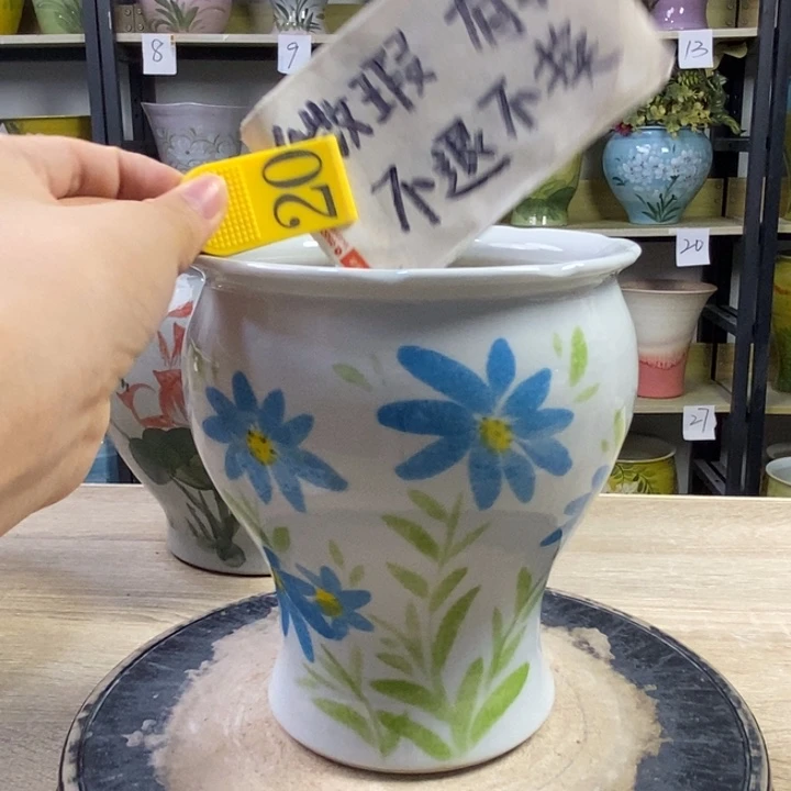景德镇高温陶瓷花盆