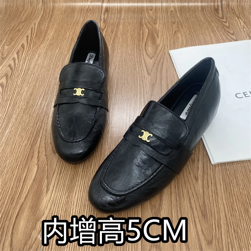 女鞋123乐福鞋女爆款2025秋教室空调房穿秀气高品质防滑鞋底软面