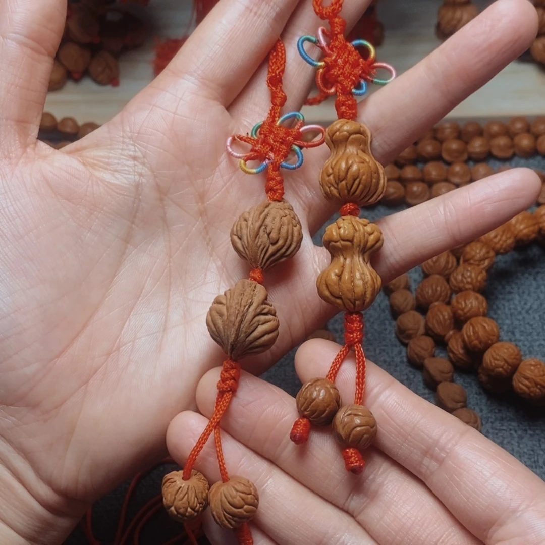 桃核吊坠桃枭挂件1