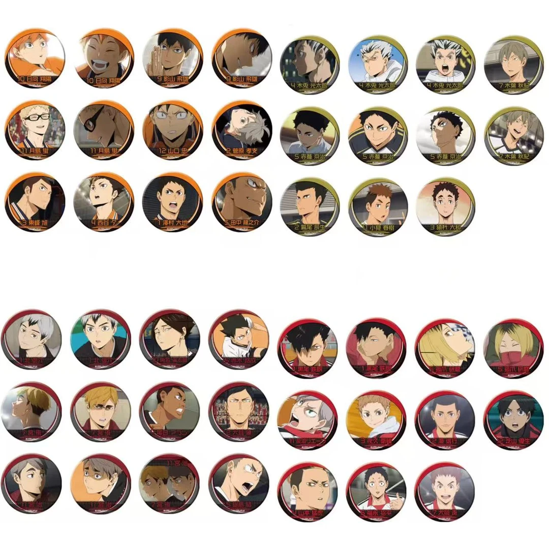 【日谷】 排球少年 浮雕系列吧唧  盲盒（代拆不退换） 正版