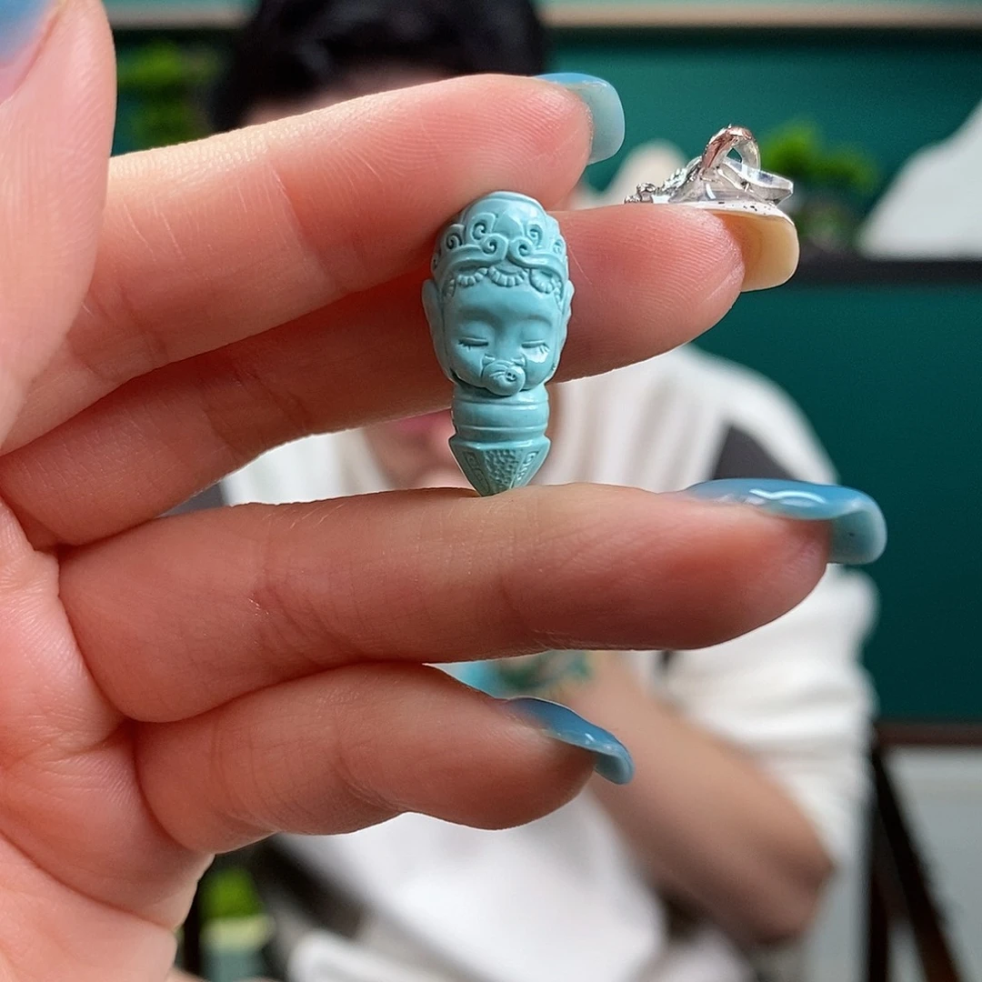 绿松石珠宝奇石未镶嵌