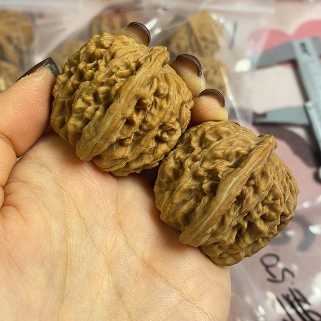 吊坠文玩核桃39四座楼50