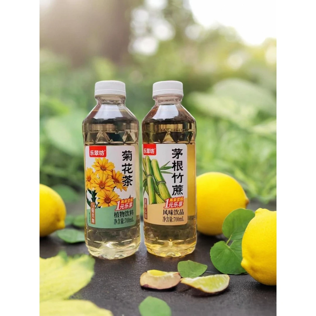 乐翠坊700ml竹藤根菊花茶清爽甘甜解渴夏饮15瓶整盒
