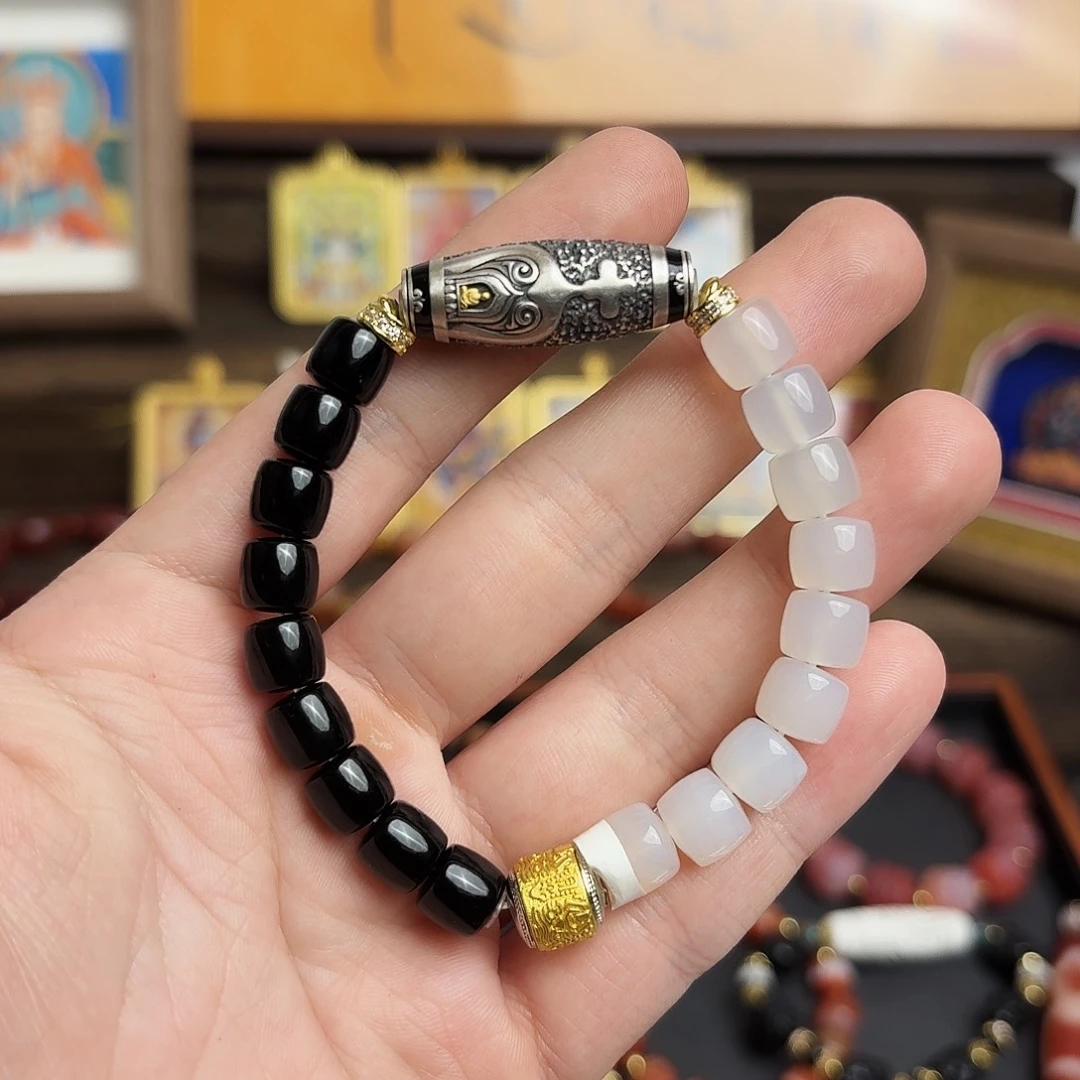 合金手链玛瑙/玉髓0919-47