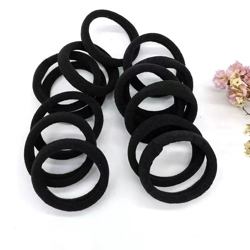 A01发饰黑色发绳甜美风发圈百搭手工韩版成人气质