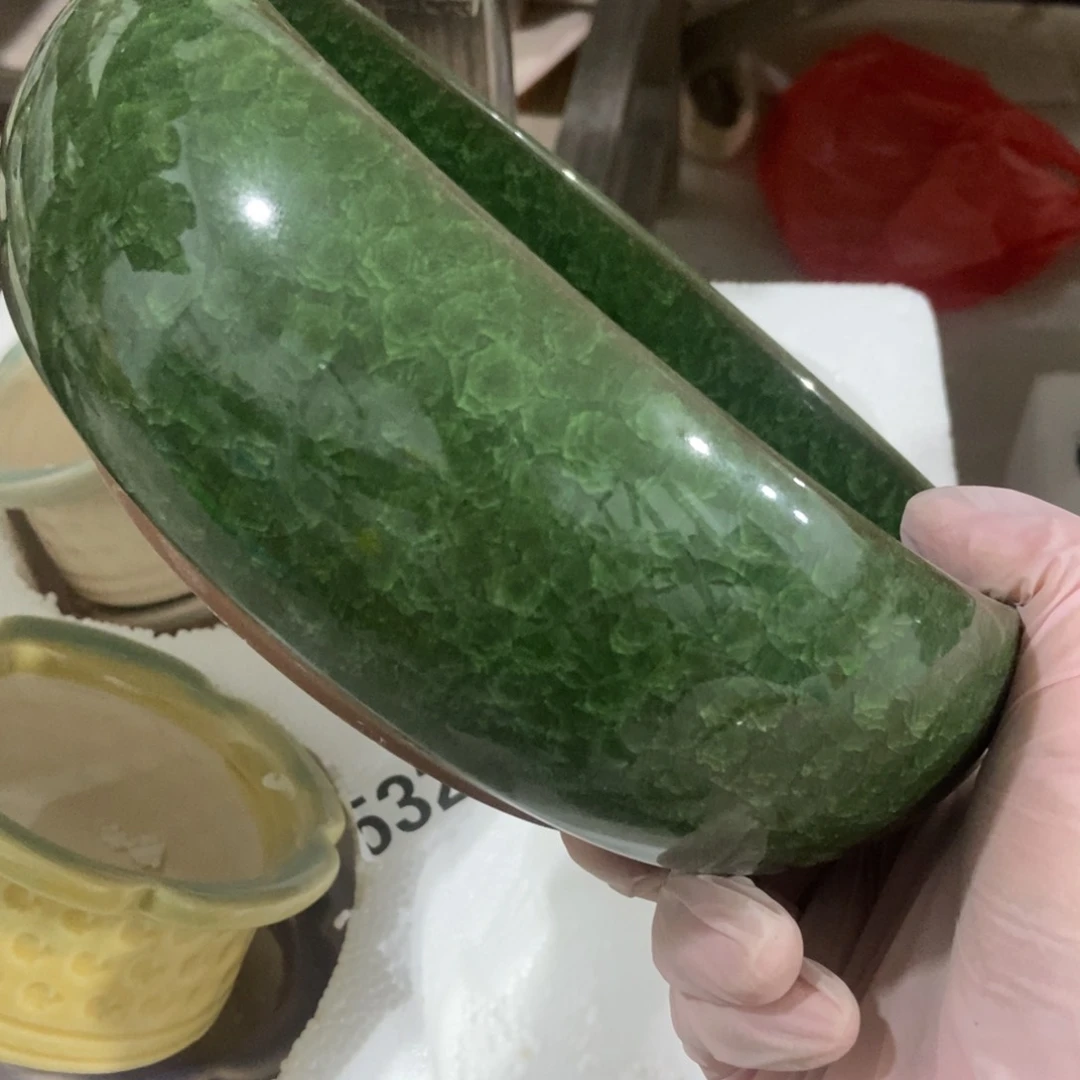 红陶高温陶瓷花盆