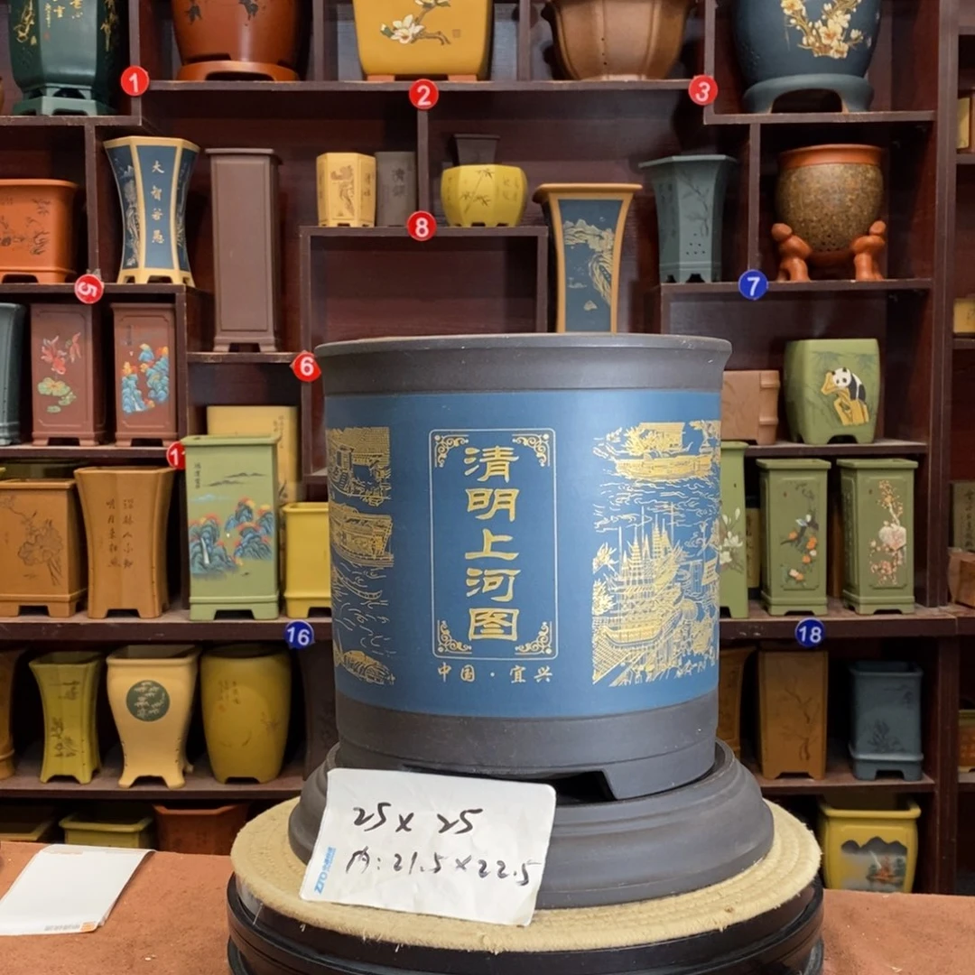 紫砂花盆紫砂艺术