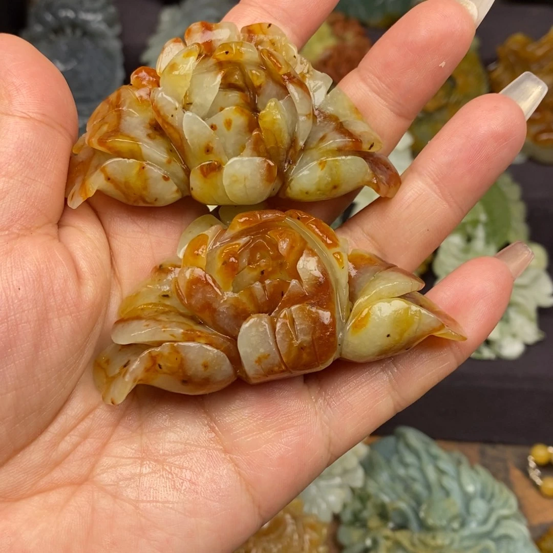 蛇纹石玉未镶嵌吊坠(不含链)