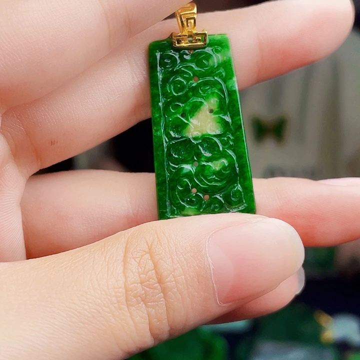 翡翠银S925镶嵌颈饰多样性