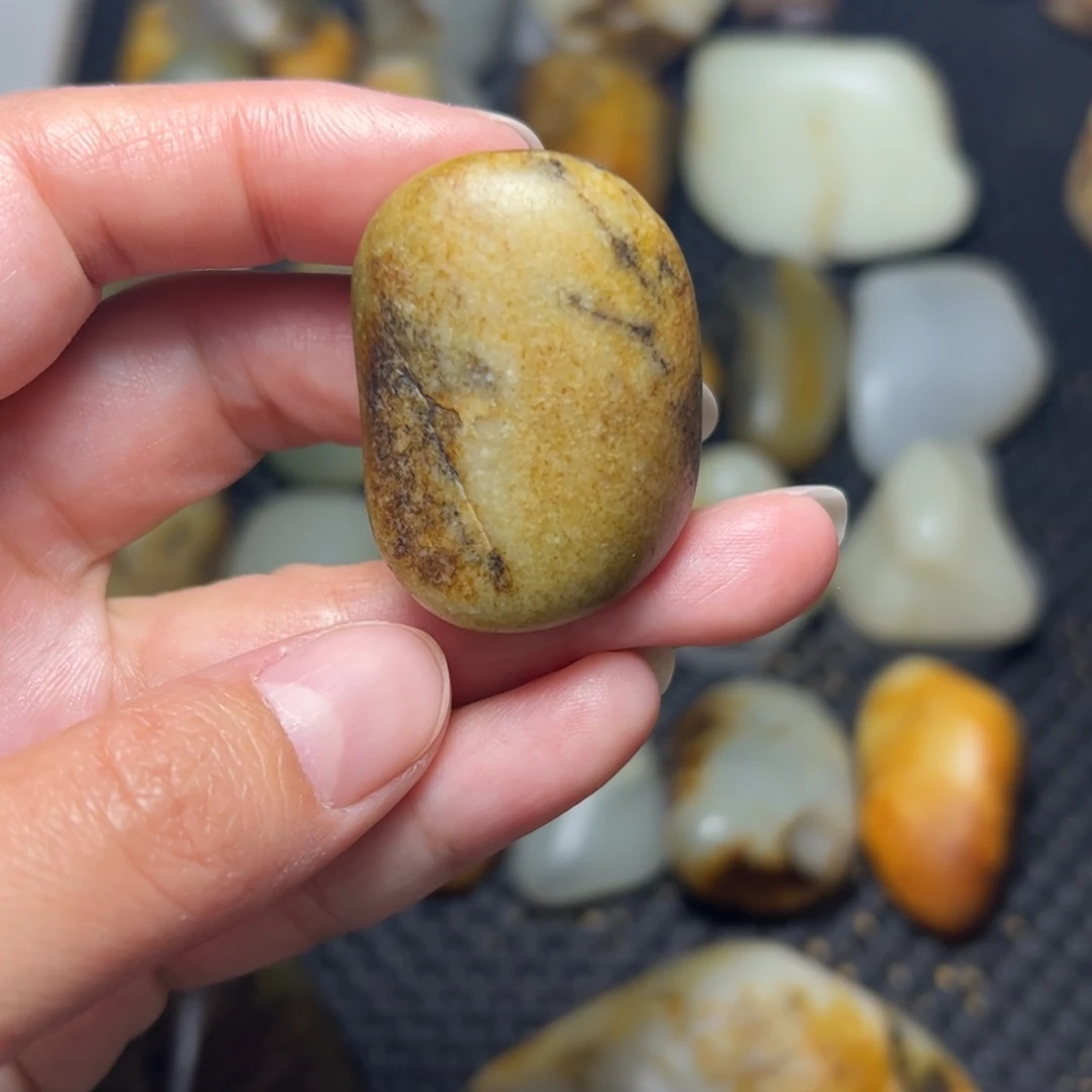 和田玉未镶嵌挂件4